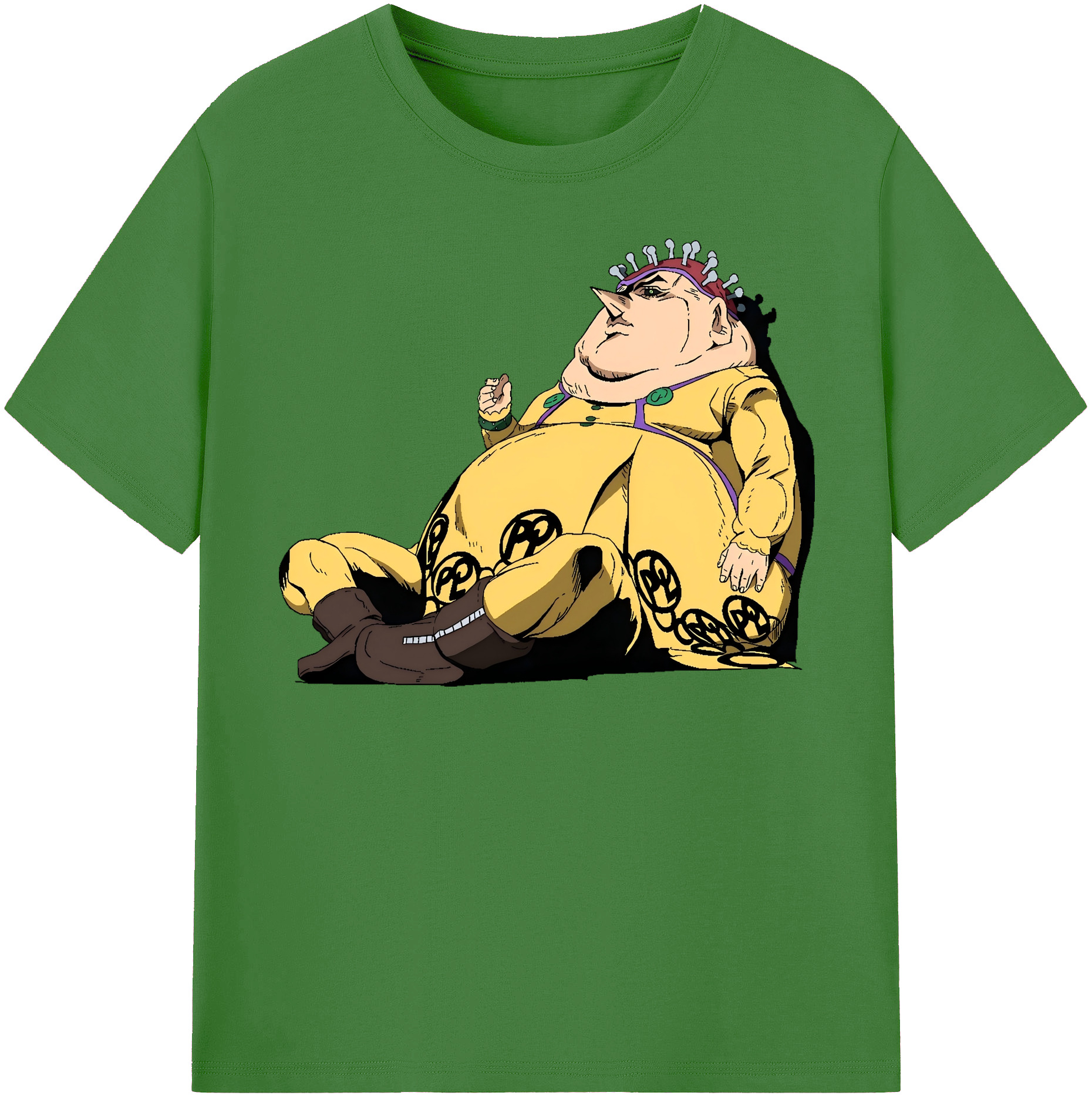 （画像用） ジョジョの奇妙な冒険 ポルポ JoJo's Bizarre Adventure Polpo レディースカジュアルプリントTシャツ（綿100％）